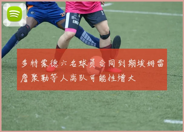 多特蒙德六名球员合同到期埃姆雷詹聚勒等人离队可能性增大